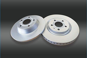 Dacromet coated brake discs